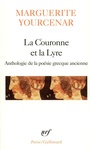 Couverture du livre Couronne et la lyre (La) - YOURCENAR MARGUERITE - 9782070322565