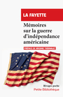 Couverture du livre Mémoires sur la guerre d'Indépendance américaine : 1777-1779 - La Fayette Gilbert Du Motier - 9782743671051