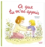 Couverture du livre Ce que tu m'as appris Ce que je t'ai appris - Anseaume Camille - 9791039568630