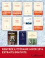 Couverture du livre Extraits gratuits - Rentrée littéraire Gallimard Hiver 2014 - SOLLERS PHILIPPE - 3260050876568