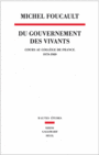 Couverture du livre Du gouvernement des vivants - FOUCAULT MICHEL - 9782020881333