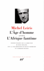 Couverture du livre Âge d'homme (L') - LEIRIS MICHEL - 9782070114559