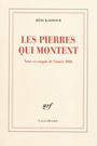 Couverture du livre Pierres qui montent (Les) : notes et croquis de l'année 2008 - Kaddour Hédi - 9782070127733
