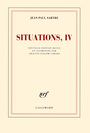 Couverture du livre Situations Volume 4 (Nouvelle édition revue et augmentée) - SARTRE JEAN-PAUL - 9782070148875
