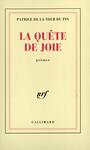 Couverture du livre La Quęte de joie - LA TOUR DU PIN PATRICE DE - 9782070237616