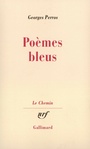 Couverture du livre Poemes bleus 2 - PERROS GEORGES - 9782070250448