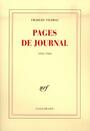 Couverture du livre Pages de journal - VILDRAC CHARLES - 9782070274192