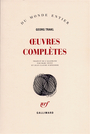 Couverture du livre Oeuvres complètes - TRAKL GEORG - 9782070281299