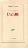 Couverture du livre Lazare - Malraux André - 9782070291489