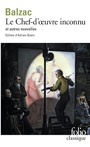 Couverture du livre Chef d'oeuvre inconnu et autres nouvelles (Le) - BALZAC HONORE DE - 9782070308750
