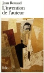 Couverture du livre Invention de l'auteur (L') - ROUAUD JEAN - 9782070309276