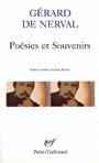Couverture du livre Poesies et souvenirs - NERVAL GERARD DE - 9782070321278