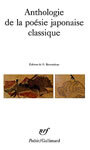 Couverture du livre Anthologie de la poesie japonaise classique - COLLECTIF - 9782070321773