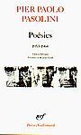 Couverture du livre Poesies 1953-1964 - PASOLINI PIER PAOLO - 9782070321957