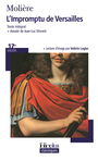 Couverture du livre L'impromptu de versailles - MOLIERE - 9782070322206