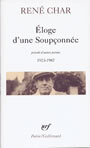 Couverture du livre Eloge d'une soupconnee - CHAR RENE - 9782070325313