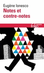 Couverture du livre Notes et contre-notes - IONESCO EUGENE - 9782070326310