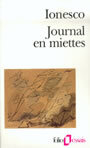 Couverture du livre Journal en miettes - IONESCO EUGENE - 9782070327447