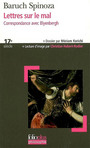 Couverture du livre Lettres sur le mal - SPINOZA BARUCH - 9782070338382
