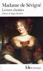 Couverture du livre Lettres choisies - SEVIGNE MADAME DE - 9782070379354