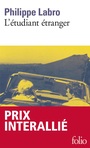 Couverture du livre L'etudiant etranger - LABRO PHILIPPE - 9782070380435