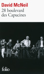 Couverture du livre 28 boulevard des Capucines - MCNEIL DAVID - 9782070454037