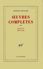 Couverture du livre Oeuvres completes XII - BATAILLE GEORGES - 9782070713059