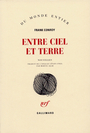 Couverture du livre Entre ciel et terre - CONROY FRANK - 9782070715084