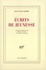 Couverture du livre Ecrits de jeunesse - SARTRE JEAN-PAUL - 9782070719754