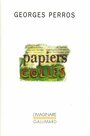 Couverture du livre Papiers collés 3 - PERROS GEORGES - 9782070739639