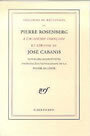 Couverture du livre Discours de reception a l'academie francaise - CABANIS JOSE & ROSENBERG PIERR - 9782070749065