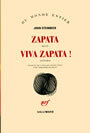 Couverture du livre Zapata suivi de viva zapata ! - STEINBECK JOHN - 9782070751211