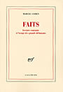 Couverture du livre Faits. lecture courante a l'usage des grands debutants - COHEN MARCEL - 9782070763672