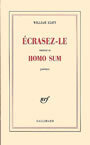 Couverture du livre Ecrasez-le. homo sum - CLIFF WILLIAM - 9782070767618
