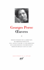 Couverture du livre Oeuvres 2 - PEREC GEORGES - 9782072719103