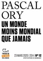 Couverture du livre Tracts de Crise (N°12) - Un monde moins mondial que jamais - ORY PASCAL - 9782072910364