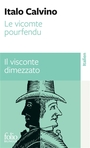 Couverture du livre Vicomte pourfendu (Le) (bilingue) - CALVINO ITALO - 9782072961762