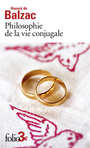 Couverture du livre Philosophie de la vie conjugale - Balzac Honoré - 9782073013408
