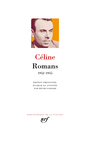 Couverture du livre Romans. 1952-1955 - Céline Louis-Ferdinand - 9782073027542