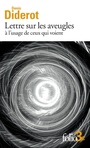 Couverture du livre Lettre sur les aveugles à l'usage de ceux qui voient - DIDEROT DENIS - 9782073073587