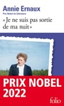 Couverture du livre Je ne suis pas sortie de ma nuit - ERNAUX ANNIE - 9782073128997