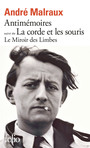 Couverture du livre Antimémoires suivi de La corde et les souris - Malraux André - 9782073167316