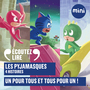 Couverture du livre Les Pyjamasques - Un pour tous et tous pour un ! - 4 histoires - ROMUALD - 9782075191722