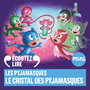 Couverture du livre Le cristal des Pyjamasques - ROMUALD - 9782075191746