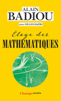 Couverture du livre Eloge des mathématiques - BADIOU ALAIN - 9782080155399