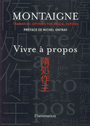 Couverture du livre Vivre à propos - MONTAIGNE MICHEL DE - 9782081216372