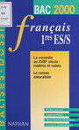 Couverture du livre La comédie au XVIIIe siècle, maîtres et valets, le roman naturaliste - MITTERAND HENRI - 9782091192857