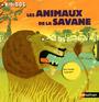 Couverture du livre Animaux de la savane -les #15 -nc - Oubrerie Clément - 9782092529935