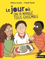 Couverture du livre Jour où on a mangé tous ensemble (Le) - LENAIN THIERRY - 9782092571965