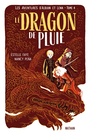 Couverture du livre Aventures d'Alduin et Léna (Les) 4 Le dragon de pluie - Faye Estelle & Pena Nancy - 9782092596555